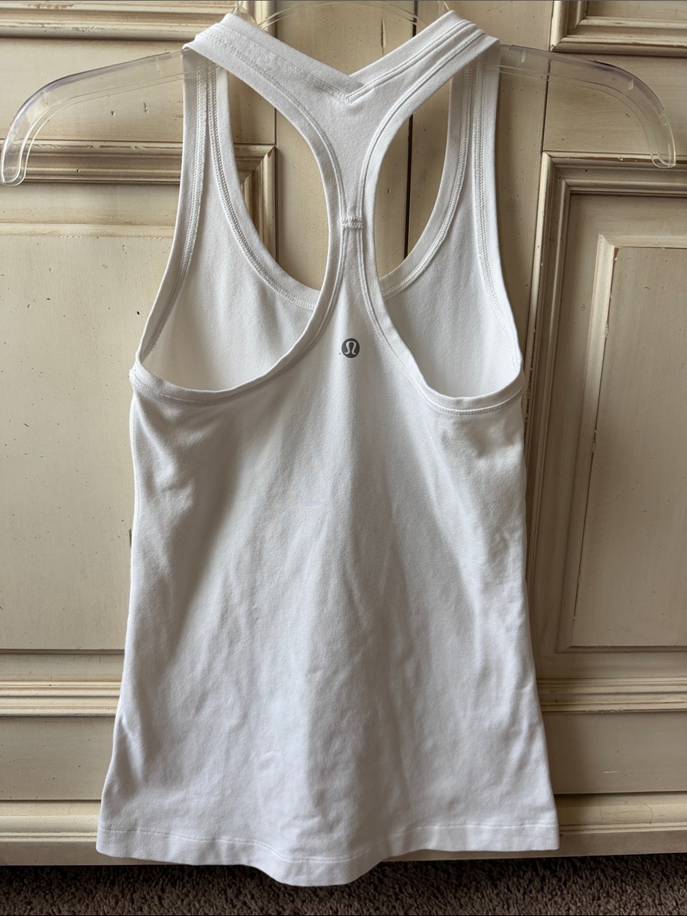 lululemon athletica White Racerback Performance Tank